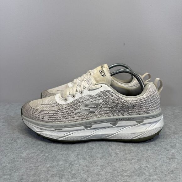Skechers Shoes - Skechers Go Golf Max Cushion Womens Shoes Size 6.5 White Grey Spikeless 123011